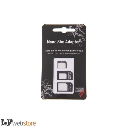 Kit 3in1 adattatori nano - adattatori, micro