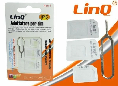 Kit adattatore sim 1 - in, linq