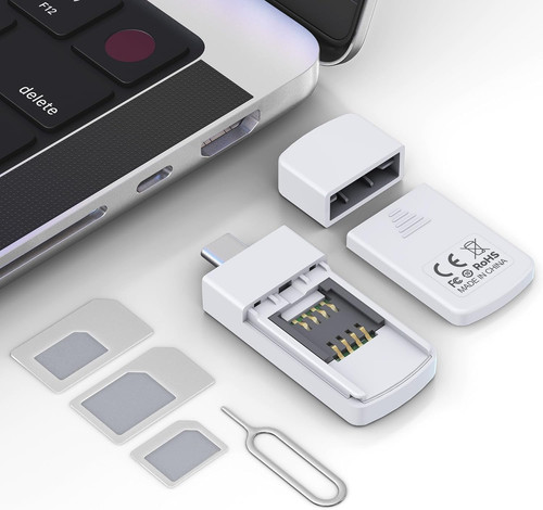 Lettore schede sim usb - schede,